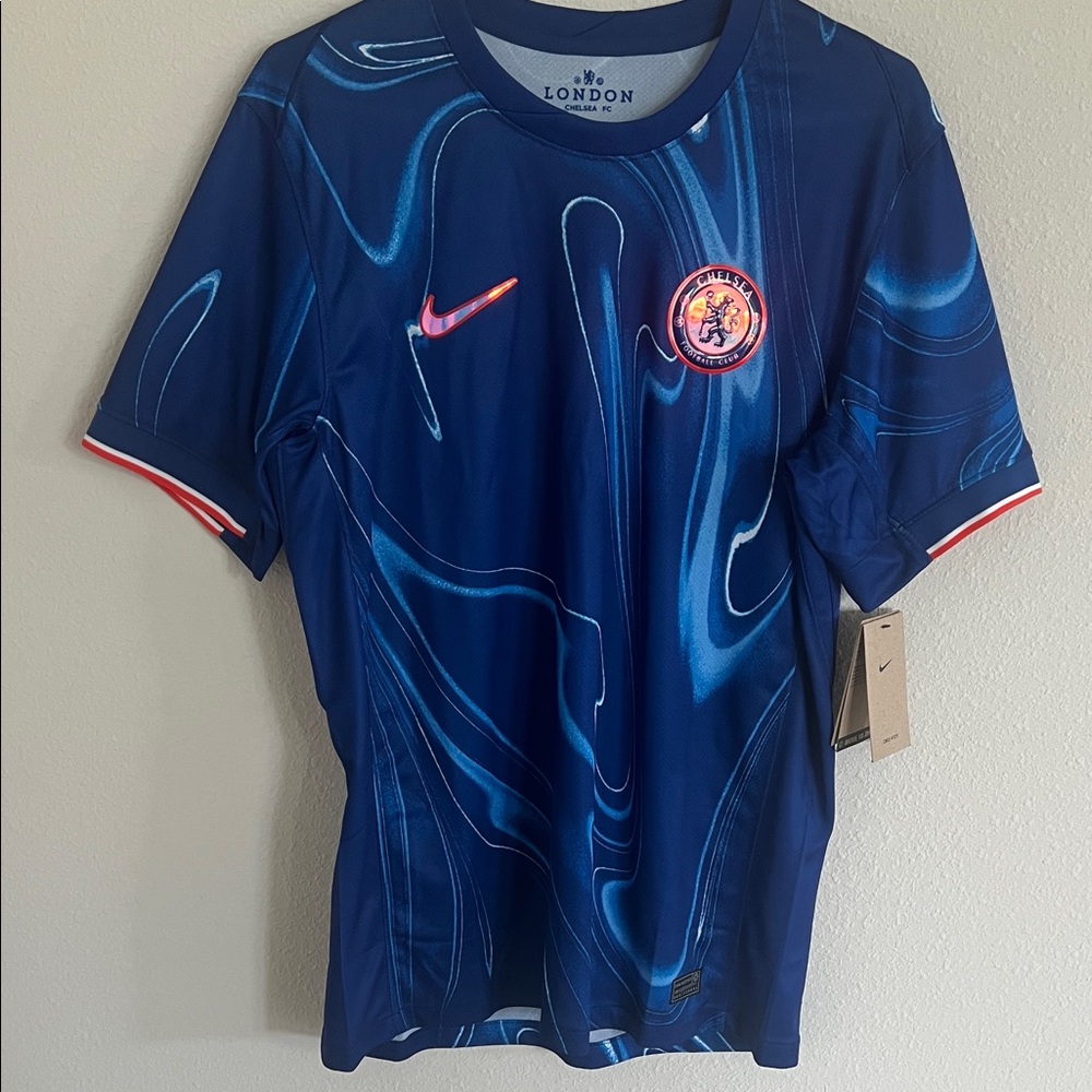 Nike Chelsea FC - Palmer 20 2024/25 Home - Navy and Red Soccer Jersey